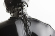 © Richard Semik - detail of standing woman wearing latex clothes