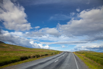 Wall Mural - Empty road in iceland