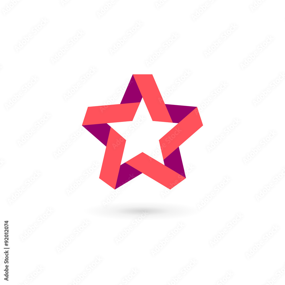 Abstract star logo icon design template elements Stock Vector | Adobe Stock