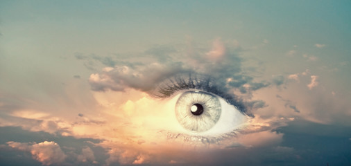 Wall Mural - Eye in sky