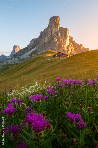 Fototapeta na wymiar Passo Giau, Dolomites, Italie