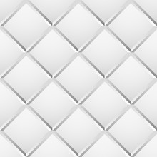 Seamless, Repeatable Patterns With Beveled Squares. Abstract Gra