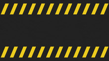 Light Grunge Black And Yellow Caution Sign Background.