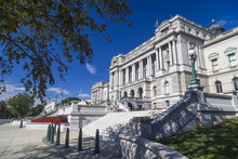 Library Of Congress, Thomas Jefferson Building In Washington DC, USA