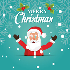 Poster - Merry christmas and happy new year card design