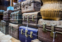 Storehouse Of Old Suitcases