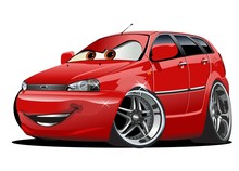 Vector Cartoon Car