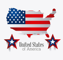 Wall Mural - United states patriotism design.