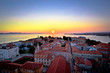 City of Zadar skyline sunset view