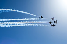 Fighter Jets Flying In Formation