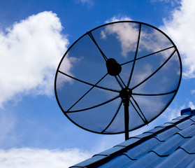 Satellite Dish on the Roof