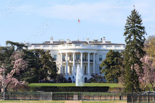 Fotomural La Casa Blanca en la mañana - Washington DC, Estados Unidos