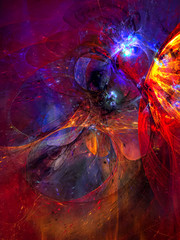 Wall Mural - modern abstract background design with space for your text.