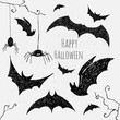 Halloween bat set