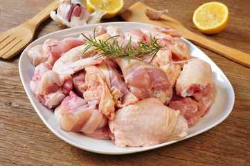 Poster - butchered chicken