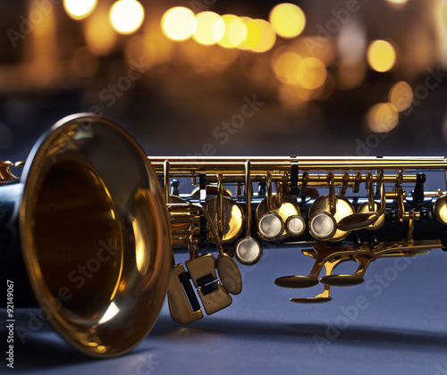 Plakat saksofon