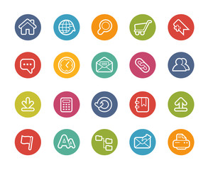 Wall Mural - website icons -- printemps series
