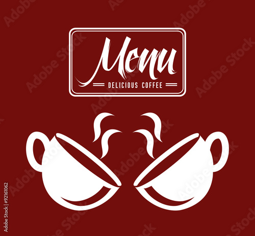 Naklejka na meble menu good coffee 