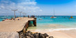 Santa Maria beach pontoon in Sal Island Cape Verde - Cabo Verde