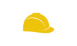 construction hat vector icon logo design concept