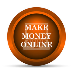 Sticker - Make money online icon