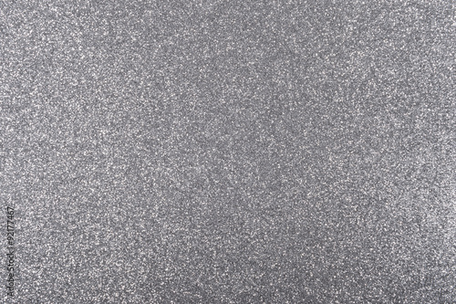Fotografía Silver background with metallic glitter texture in full frame