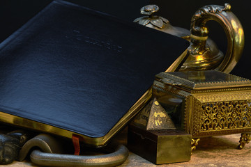 Ancient Book of Secrets with Treasures