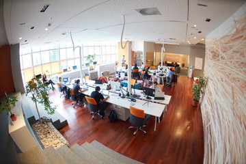 startup business people group at office