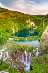 Wall Mural - Waterfalls in Plitvice National Park