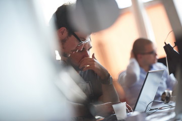 startup business people group at office