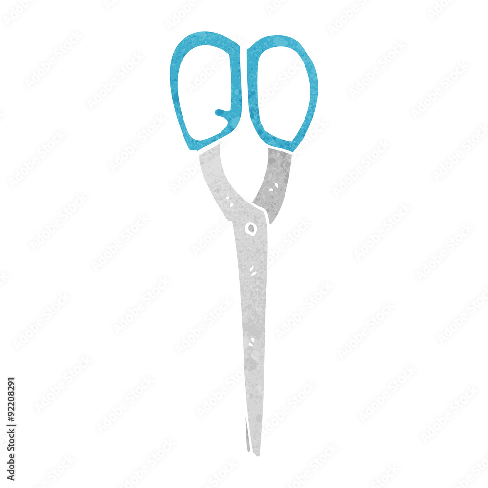 cartoon scissors Stock Vector | Adobe Stock