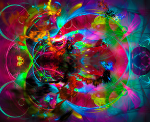 Wall Mural - modern abstract background design with space for your text.