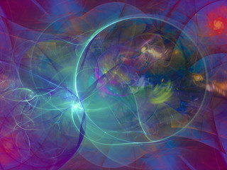 Wall Mural - grunge abstract textured digital collage, artistic background