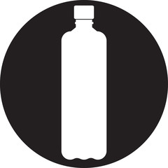 Wall Mural - water bottle icon