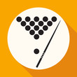 © credon2012 - The billiard icon. Game symbol