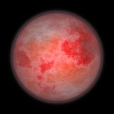 Fototapeta Kosmos - Blood Moon lunar eclipse supermoon or apocalyptic moon