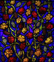 Stained Glass In Leon Cathedral