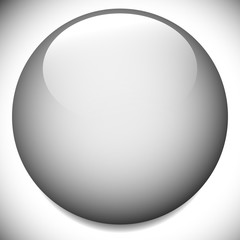 Poster - Sphere, circle buttons with blank space and glossy effect