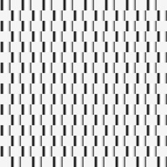Fototapete - Squares abstract geometric pattern. Grayscale, seamlessly repeat