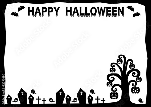 Happy Halloween ハロウィン イラスト フレーム Stock Vector Adobe Stock