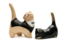 Ceramic Figurine Cats