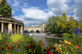 Fototapeta  - cityscape in the medieval town Bath, Somerset, England
