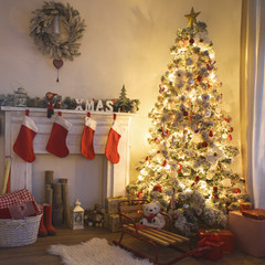 Wall Mural - Christmas tree