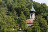 Fototapeta Krajobraz - St. Hilarius Kirche, Ebnet bei Freiburg