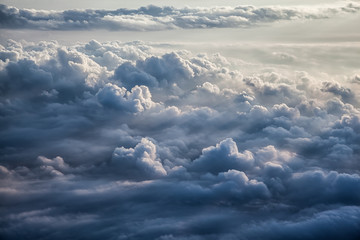 Beautiful blue sky background 