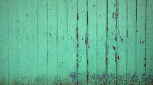 Old Green Wooden Wall Background Texture