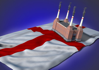 national heavy industry concept - England theme