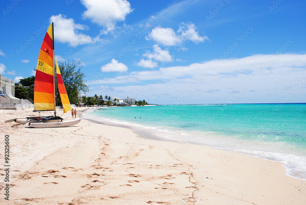Barbados Beach - obrazy, fototapety, plakaty 