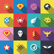 superhero badge logo
