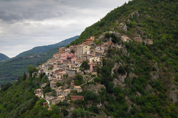 Wall Mural - Vecchio borgo di Ascrea in Lazio